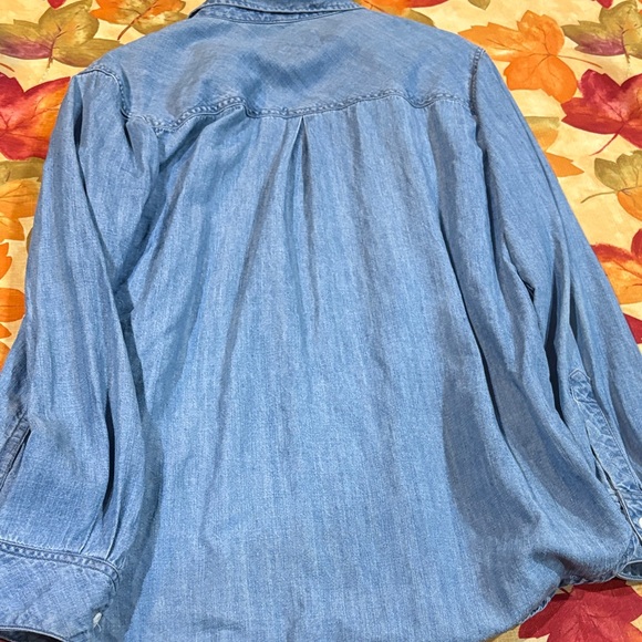 Rails Blue Button Down Shirt - Picture 5 of 5